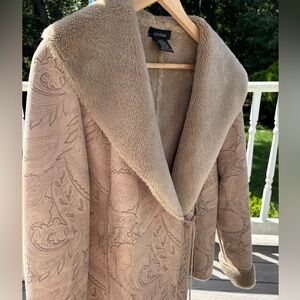 Chic Brown Women's Teddy Jacket